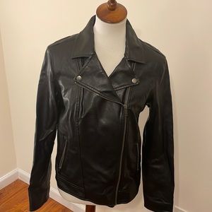 Old Navy Classic Faux Leather Biker Jacket